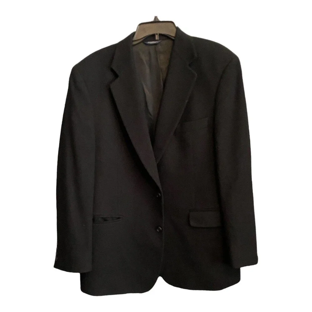 Brooks 346‎ Navy Wool Sport Coat Blazer 44R